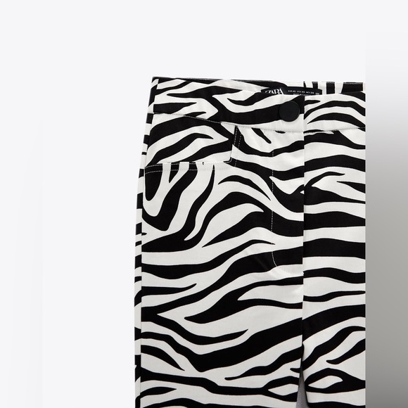 ZARA ANIMAL PRINT LEGGINGS - Picture 9 of 9